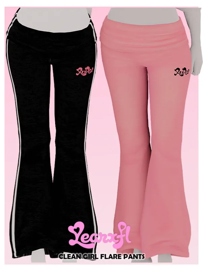 Learxfl - #2: Clean Girl Flare Pants | Heart2Heart Edition