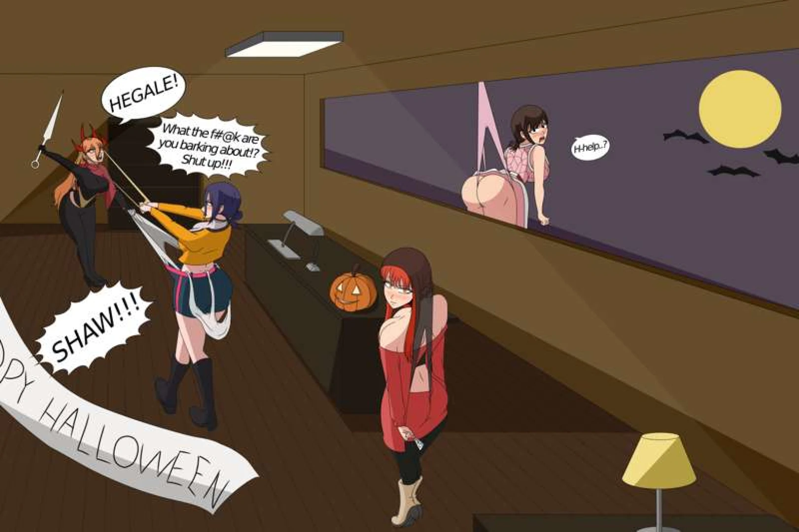 baiabaiano - CHAINSAW MAN GIRLS HALLOWEEN