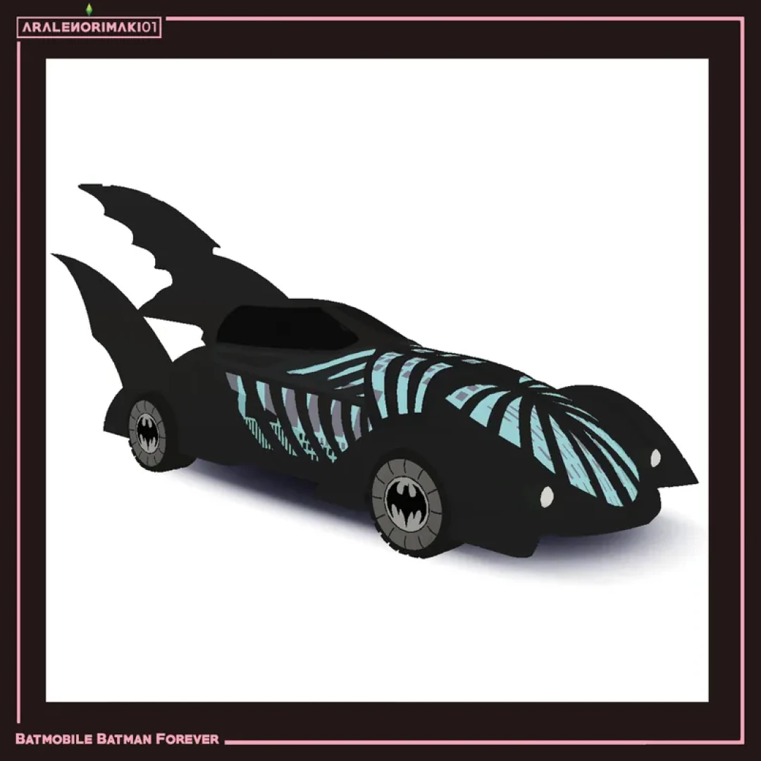 aralenorimaki01 - Batmobile - Batman Forever (1995) | The Sims 4 CC