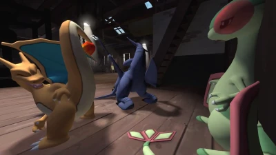 erafarty - Charizard and Garchomp fart torture