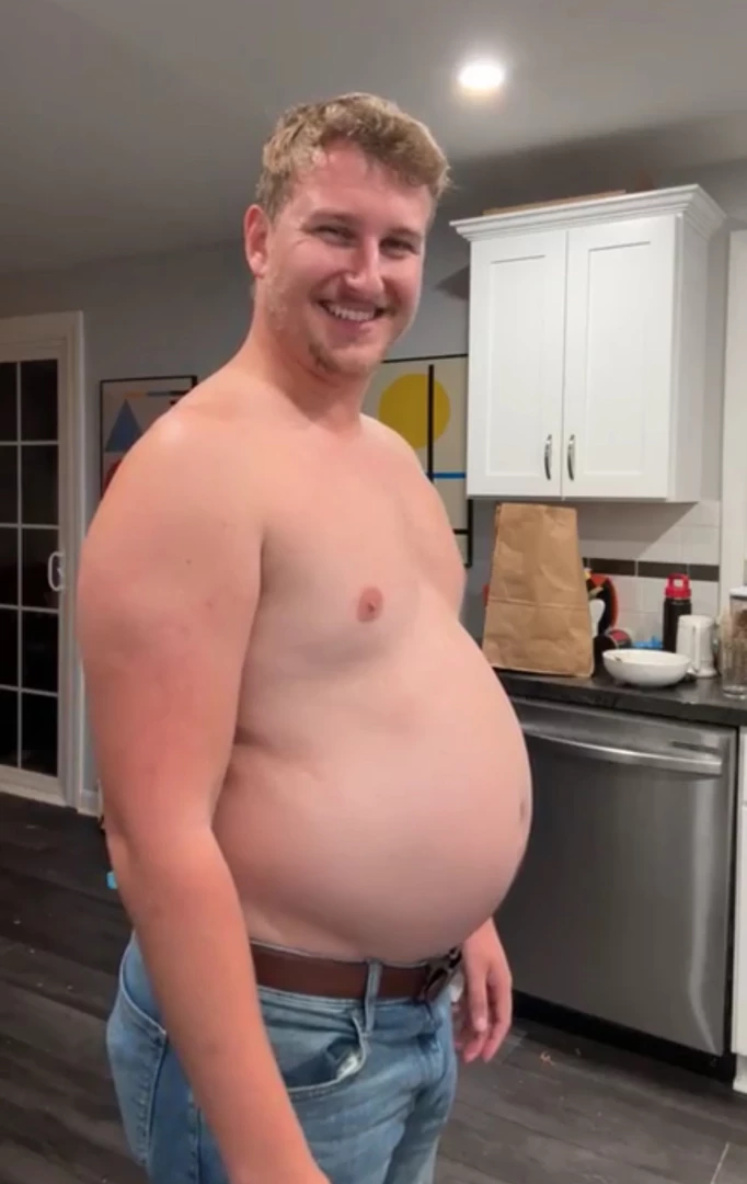 Stuffed Ex-Jock - Chugging lots of Beers