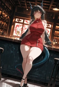 Miyu - Chen Qianyu: Drinks for Two (Commission)