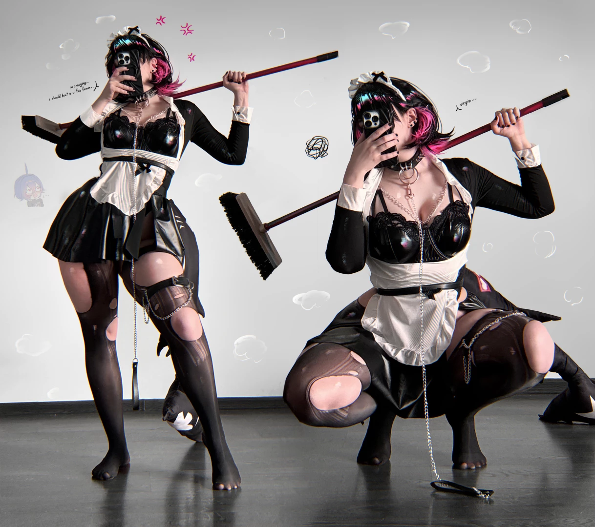 qiandaiyiyu - Bratty maid Ellen cosplay preview
