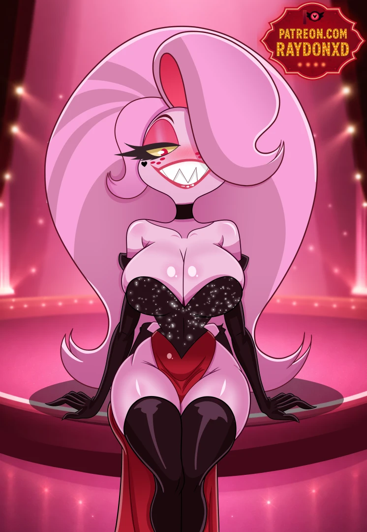 raydonXD - [NSFW] Pink, Sparkly, and Dangerous [Commission] (Angel Dust) 