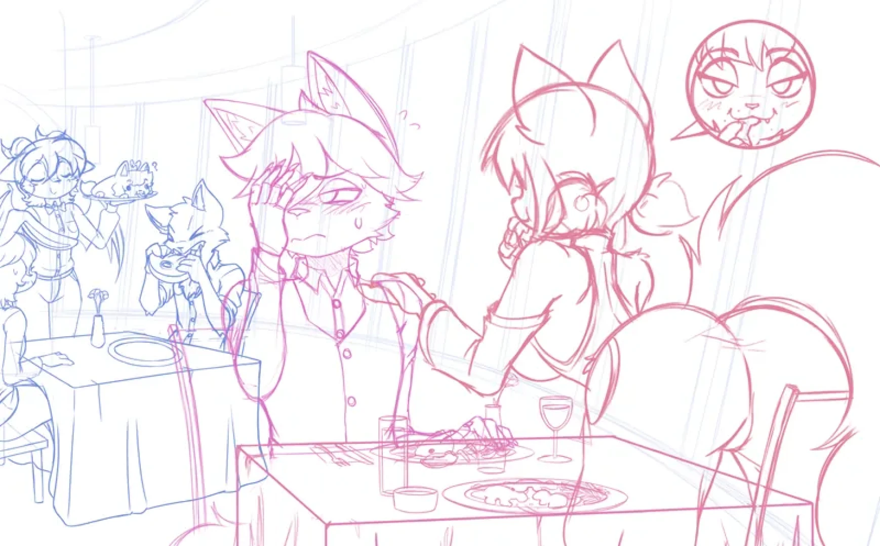 jasminmanticore - "Want Nuggies?" (Sketch)