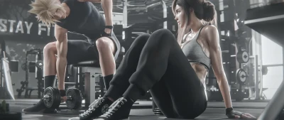 Miwo3x - Tifa Workout [1080] part 2