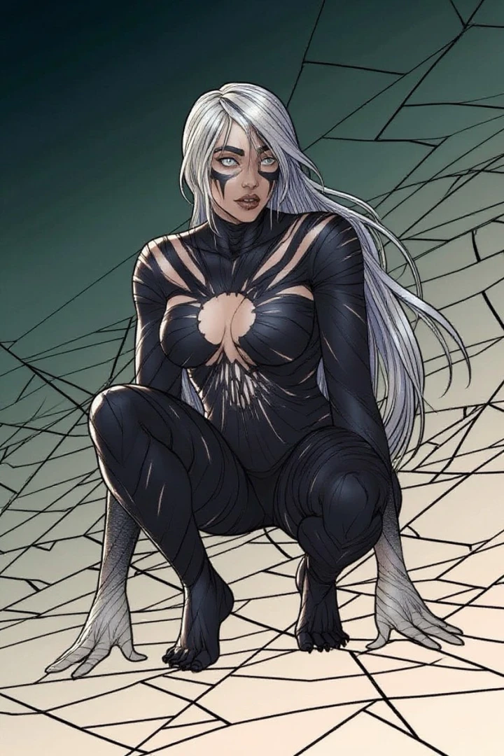 SheSymbiotes - Sydney Sweeney black cat venom