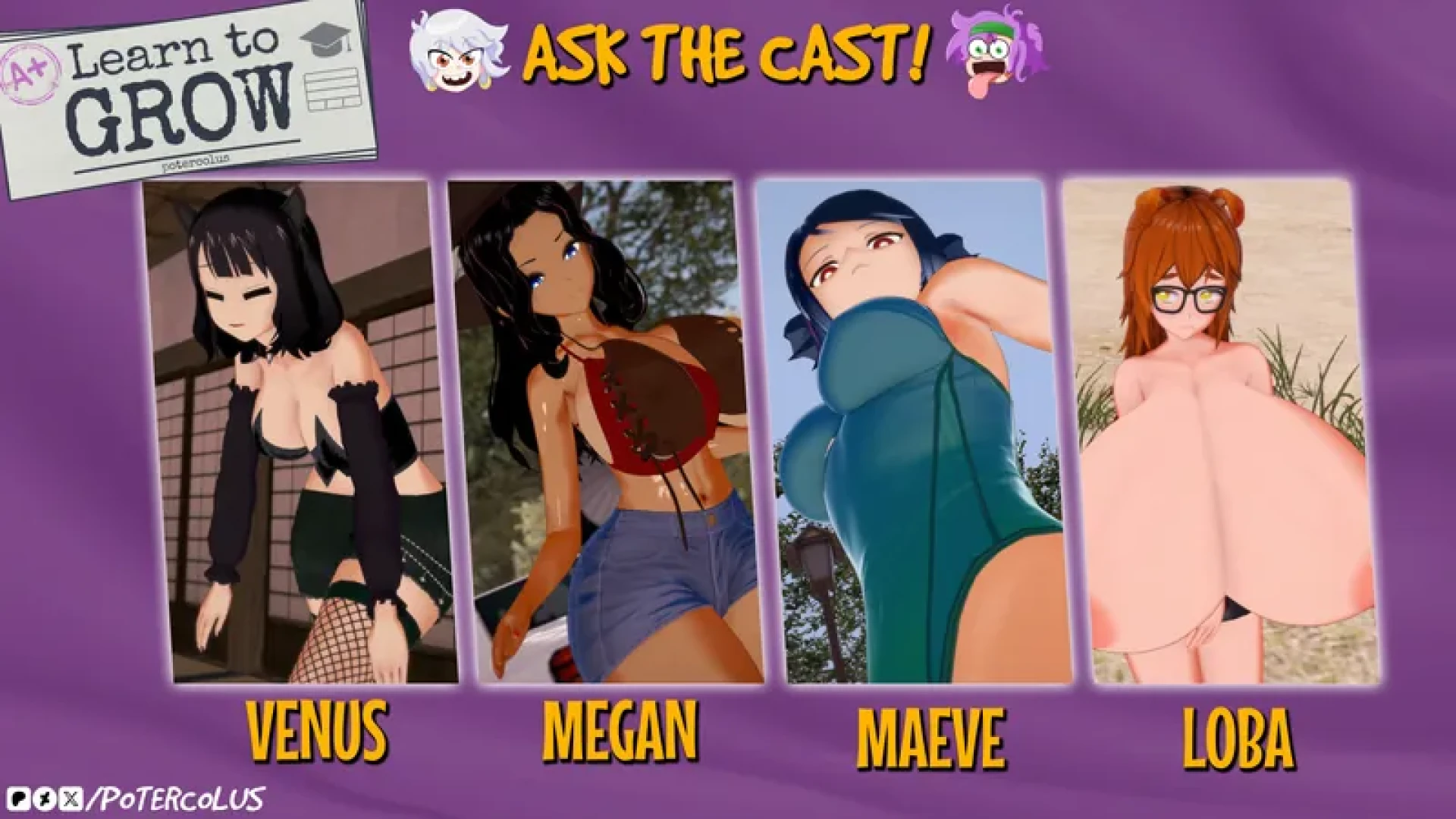 PoterColus - Ask the Cast - EXL Girlfriend & Learn to Grow