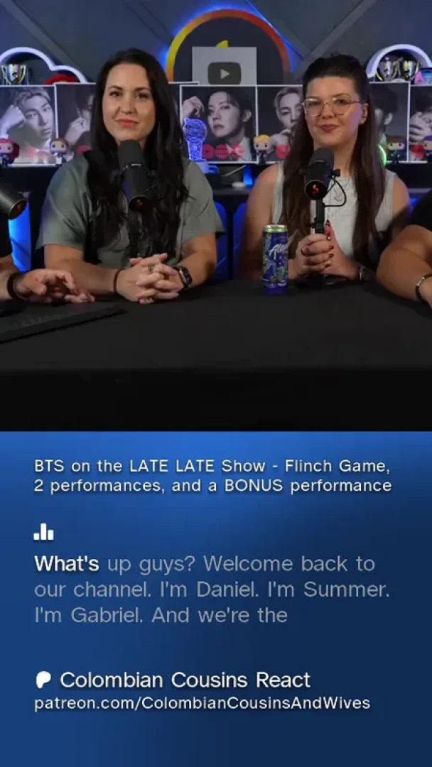 ColombianCousinsAndWives - BTS on the LATE LATE Show - Flinch Game, 2 performances, and a BONUS performance 