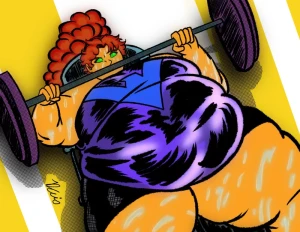 Plusstars - Starfire’s Workout Redraw