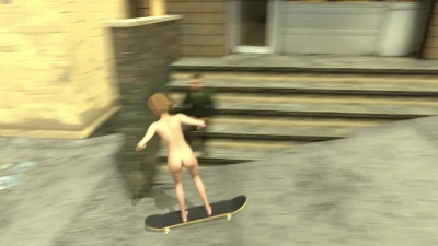 MasterZenus - Naked Skateboarding Dare part 4