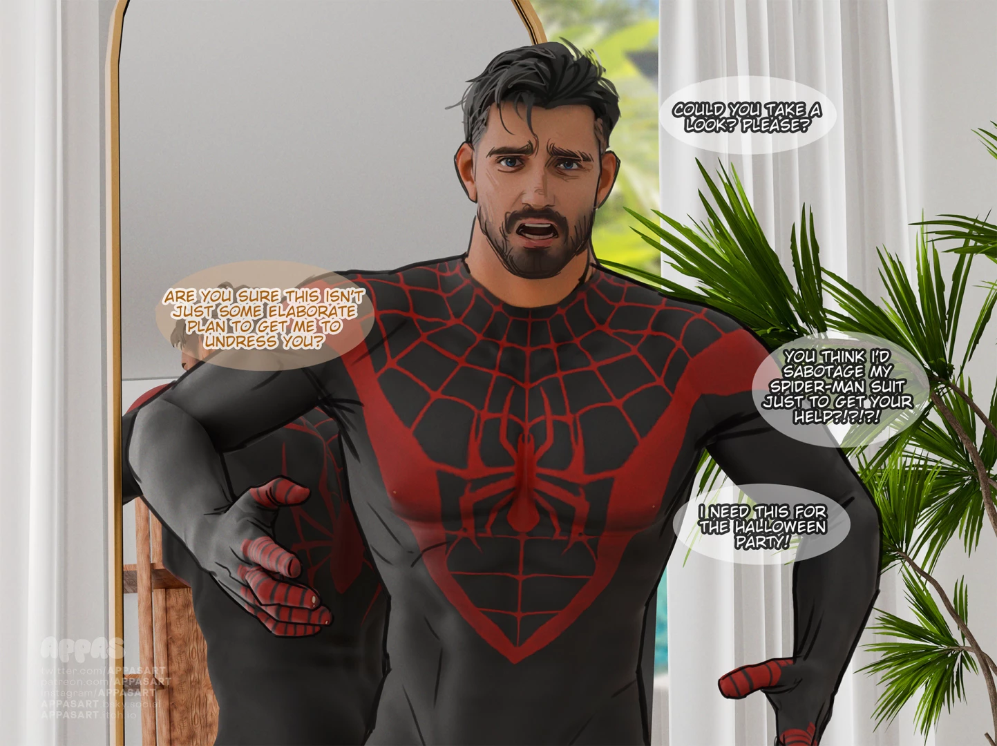 appasart - [OC Comic #2] Halloween Costume
