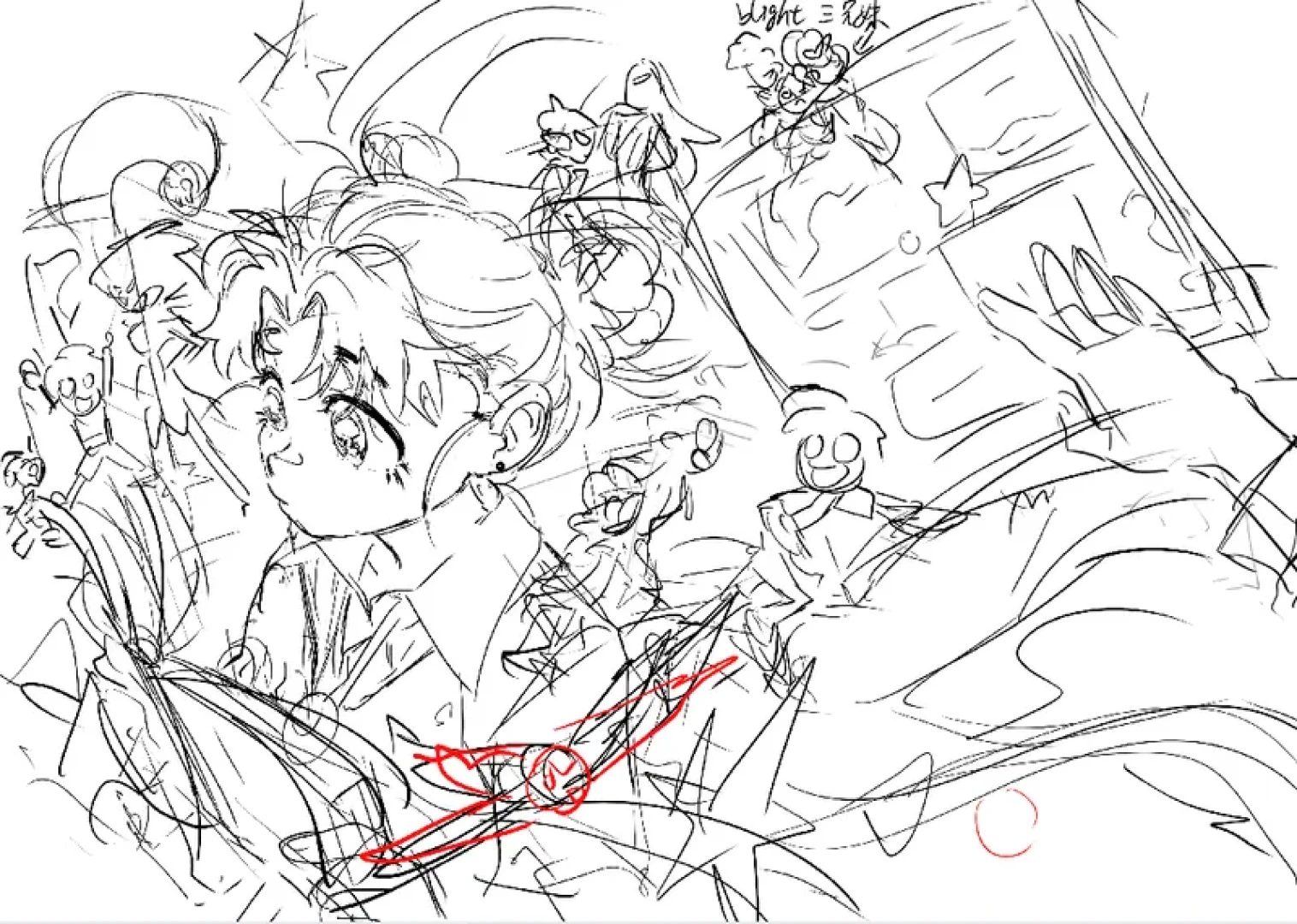 kumaicecream - Comic sketches