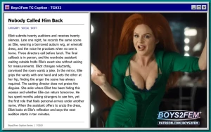 Boys2Fem - [TG Caption] Nobody Called Him Back
