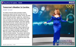 Boys2Fem - [TG Caption] Tomorrow's Weather Is Caroline