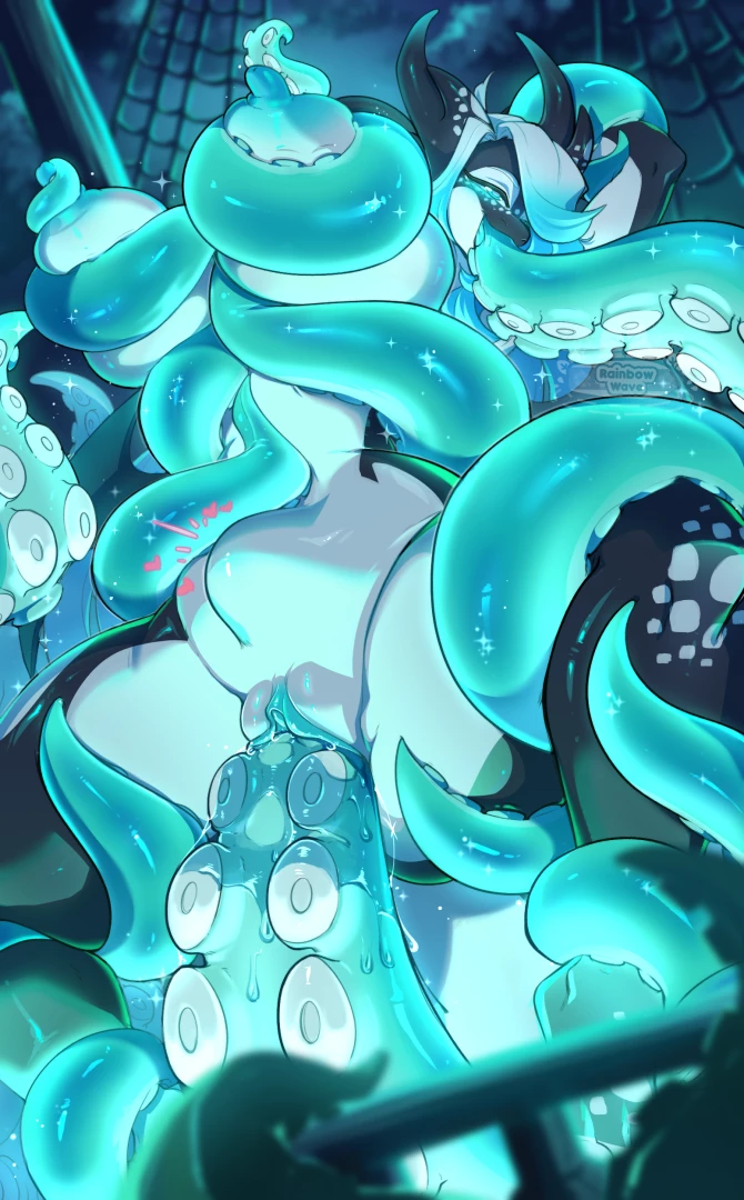 rainbowscreenart - Illustration: Ghost tentacles
