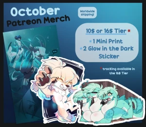 rainbowscreenart - October Merch preview 