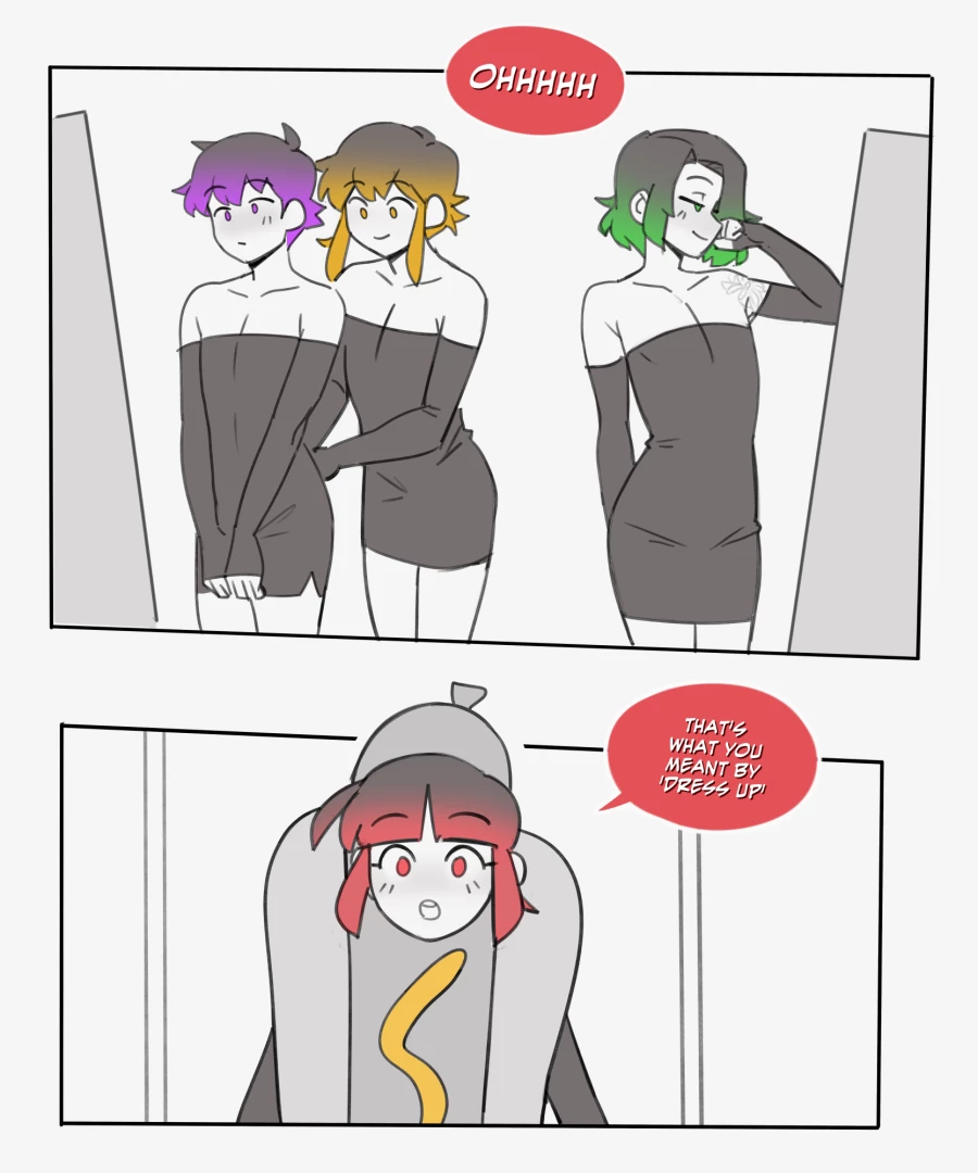drossdrawings - Dress up