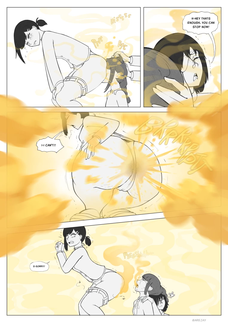 arejay - Request: Kobeni being made to fart on Makima
