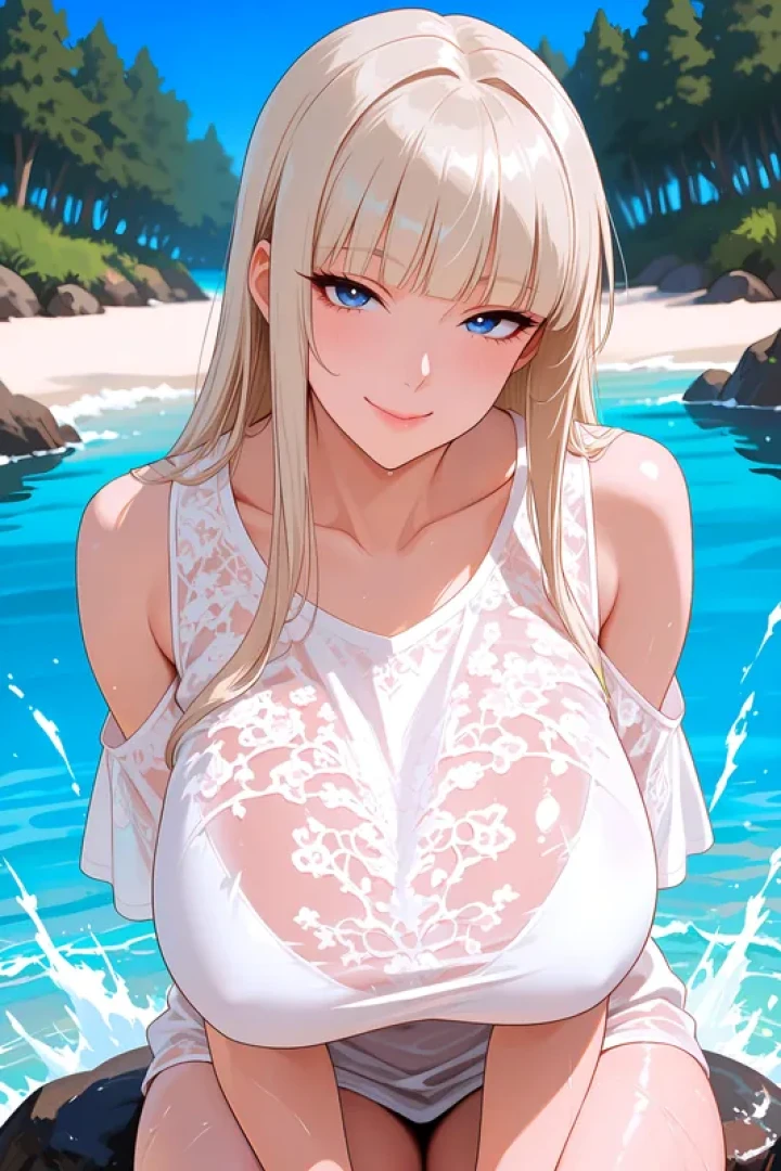 ShinbouTamaranAIart - An Island Getaway with Himika…  — page 1