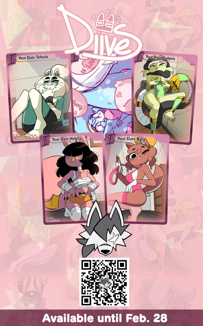 diives - Special set of Valentine's Day cards (MERCH) — page 1