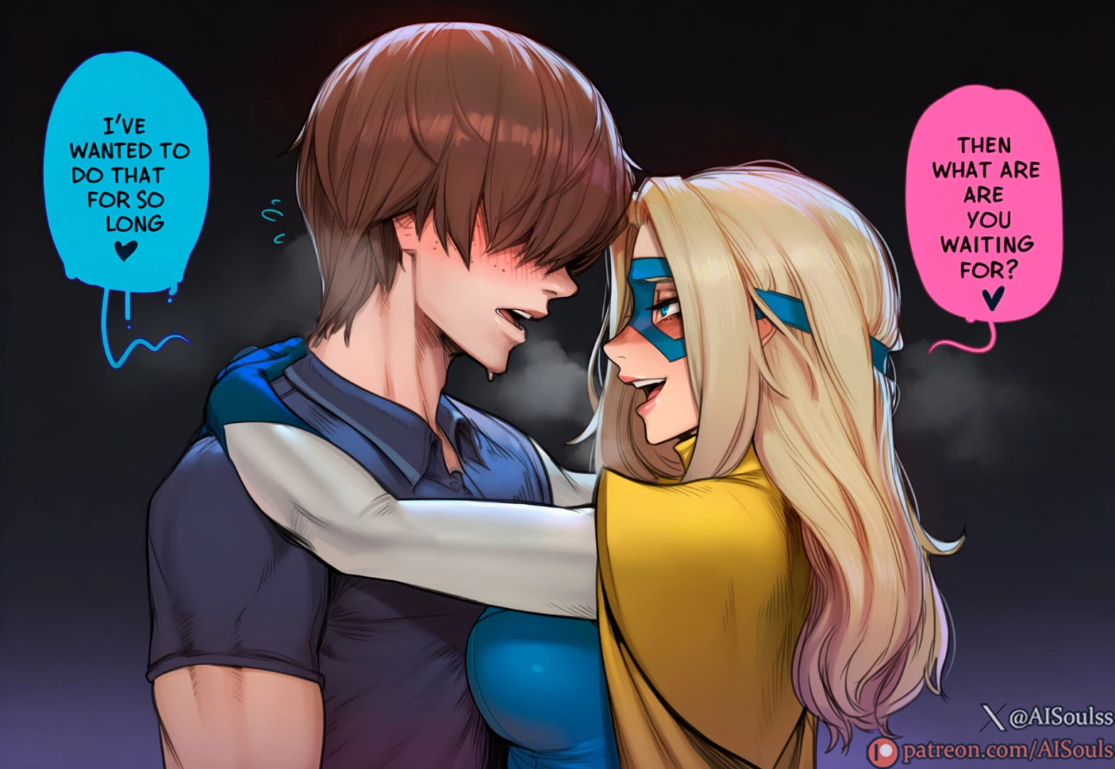 AISouls - Upcoming Captioned Comic - Blonde Blazer | Dispatch