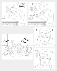 Artcraawl - Cinderella & The Prince Page Set 2: Sketches