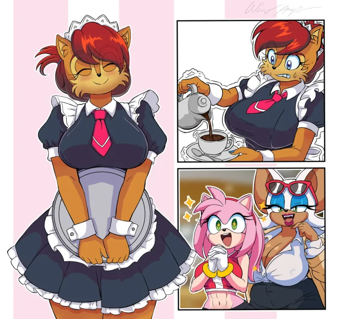 Azul's Art Spot - Sally Acorn, the Maid — page 1