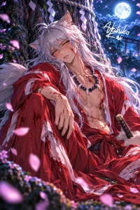 AKIHIKO KAI - Inuyasha Aki! "You're not going home, you're staying with me!" (Kinktober OC Art 6) 