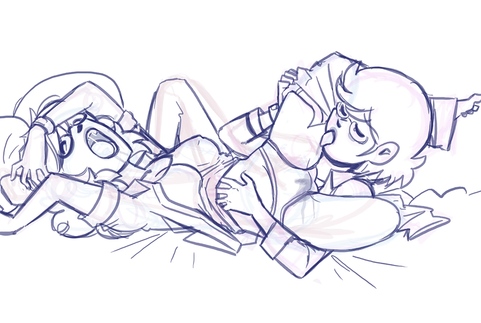 damnyouwillis69 - Joyce/Dorothy thighlicking pencils
