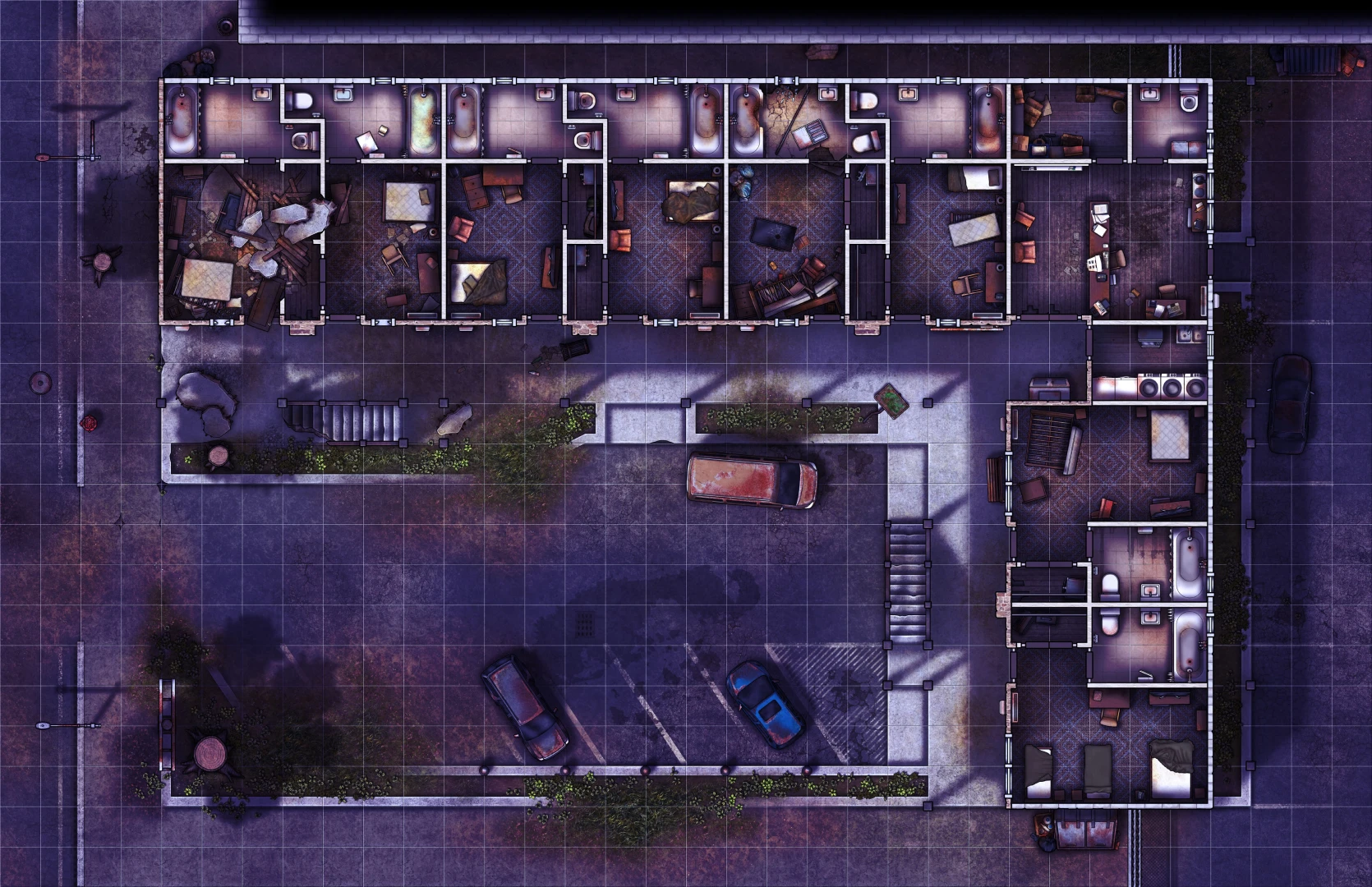 TC Modern - Abandoned Motel - Complete Variant Set part 3