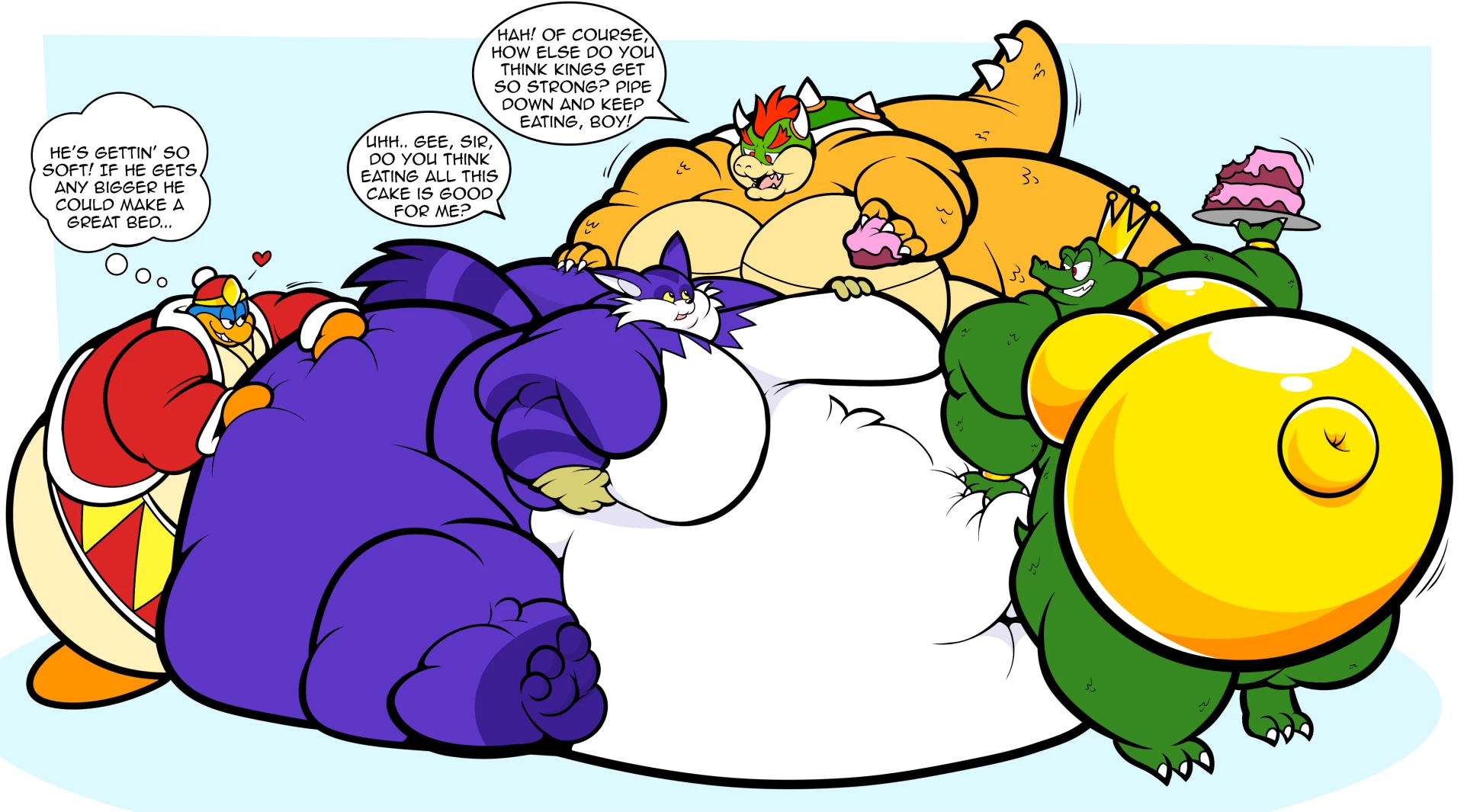 FloofToonZ - Big's Bulking (Patreon Poll Reward)
