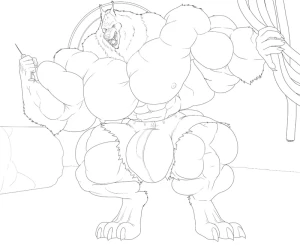 Regnar - WIP - All 3 linearts done!