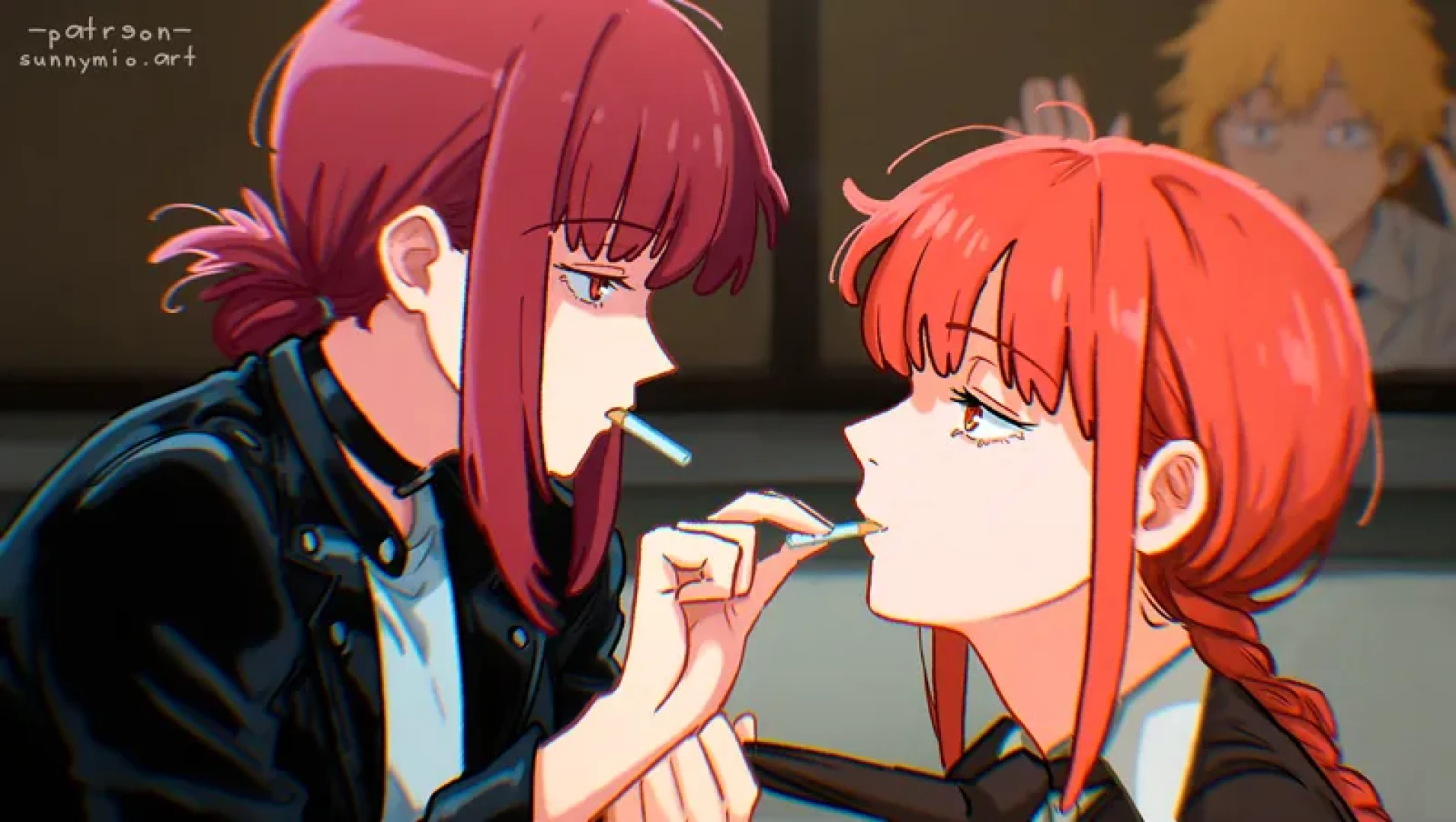 sashamioart18 - makima X yamada