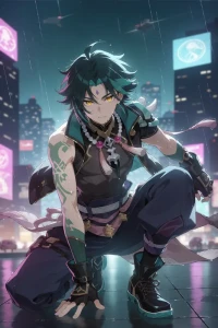 Funnyhank - Preview | Xiao: Neon Vigil 