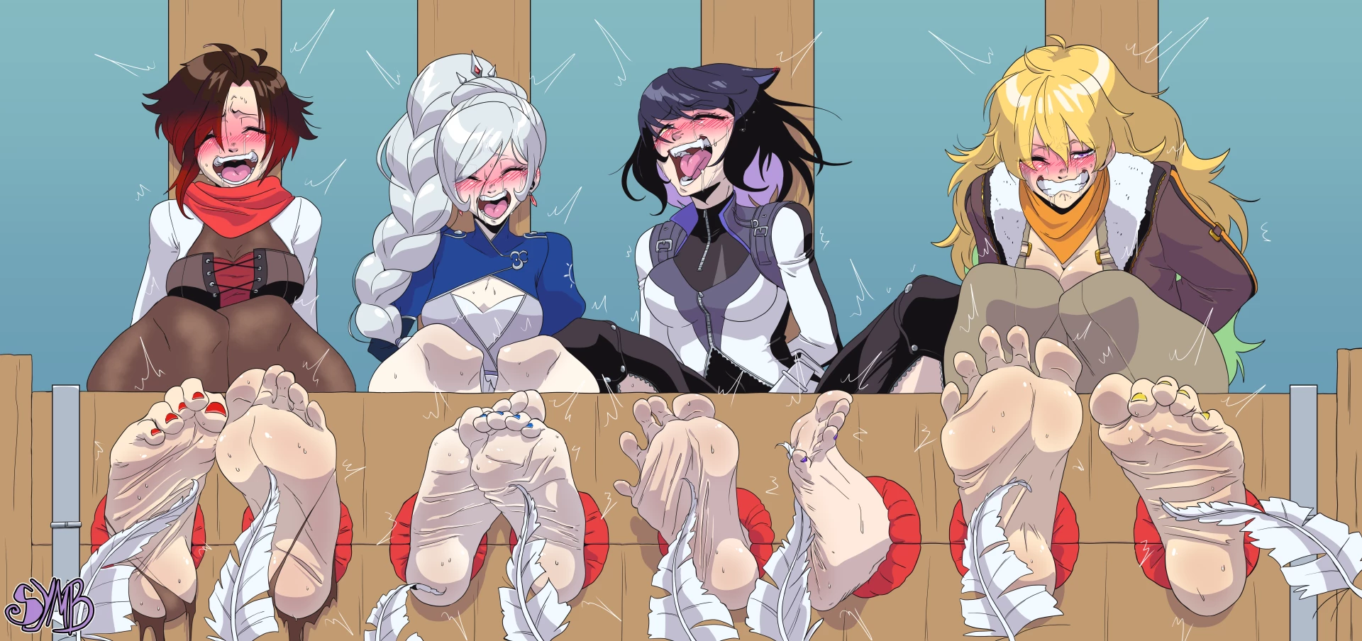 SymbSymbTickles - RWBY Girls Tickling