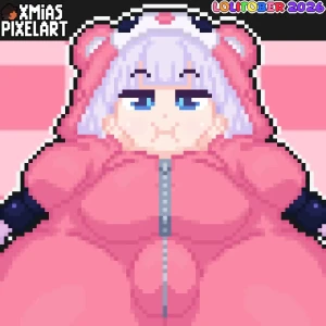 Xmias PixelArt | ドット絵 -  DAY 3 - PAJAMAS  | L0LIT0BER 2026 