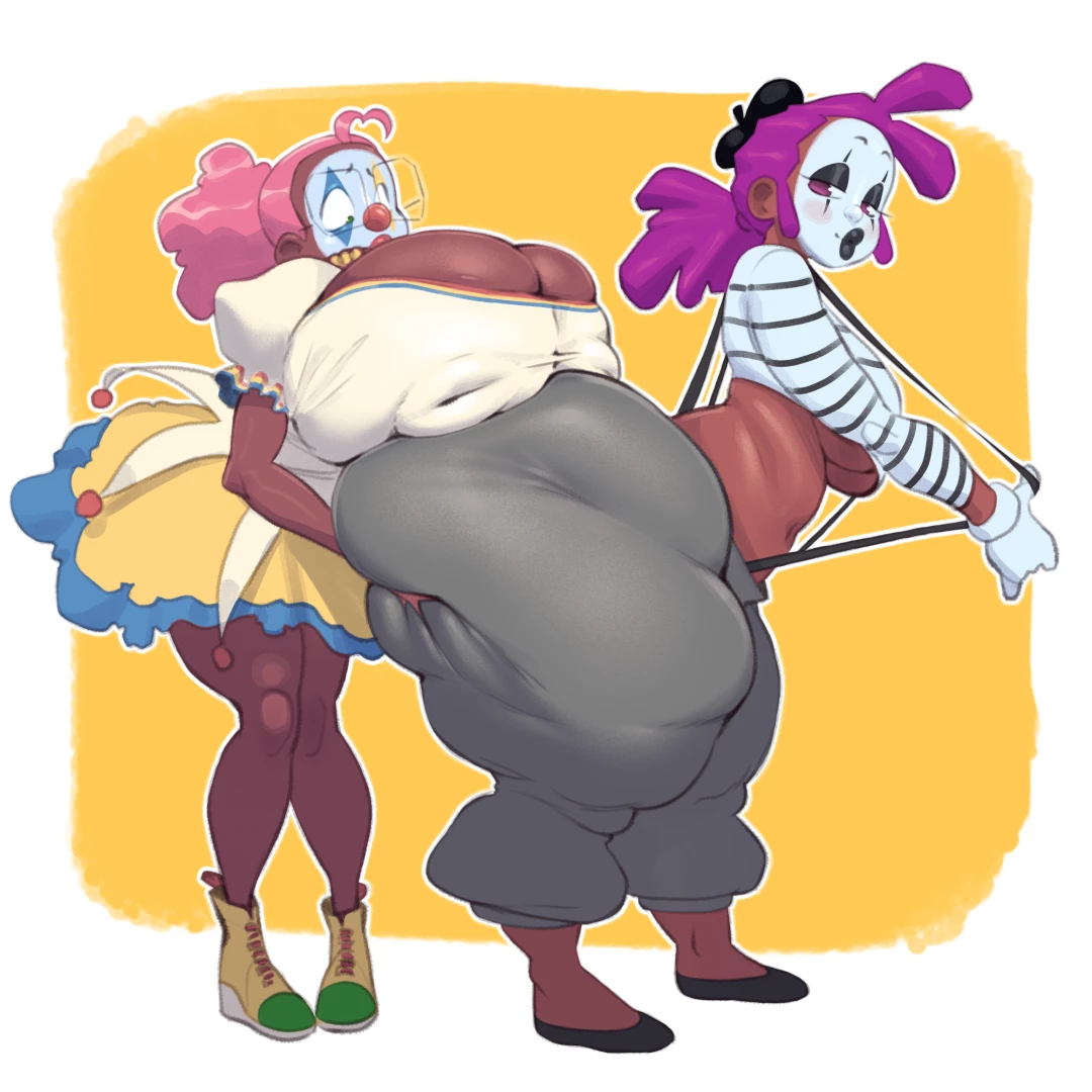 CuddleCoreNSFW - Mime Kamali and her well-endowed clown friend