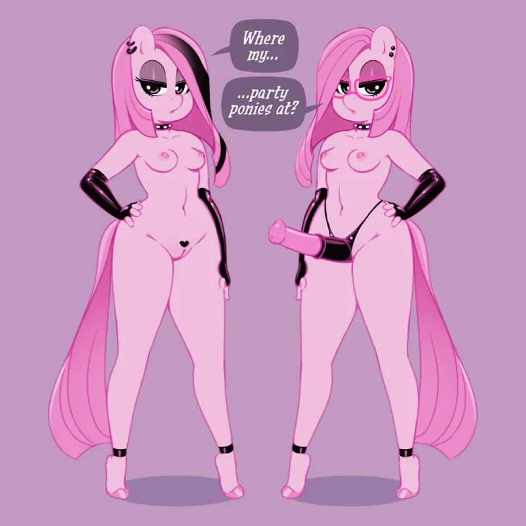 luvpeaches - NSFW Color Sketch: Pinkie Surprise two!