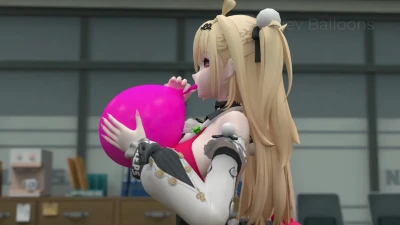 Viev Balloons - Cissia Inflates and Tail to pop (4K60)