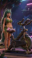 Maria Bloom - Deja Tests Her New Bike