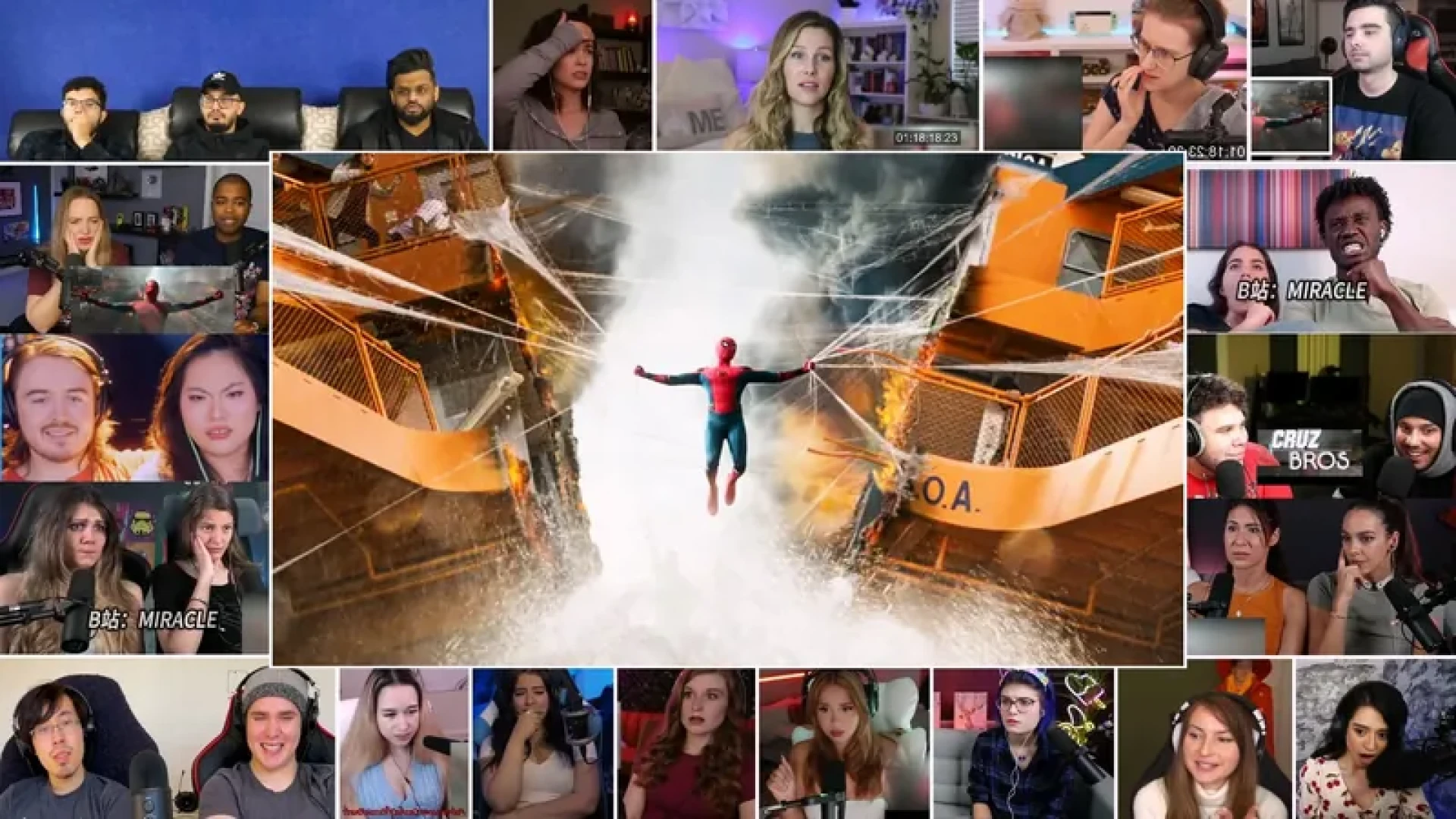 BumblebeeReact - Spider-Man: Homecoming (2017) reaction mashup