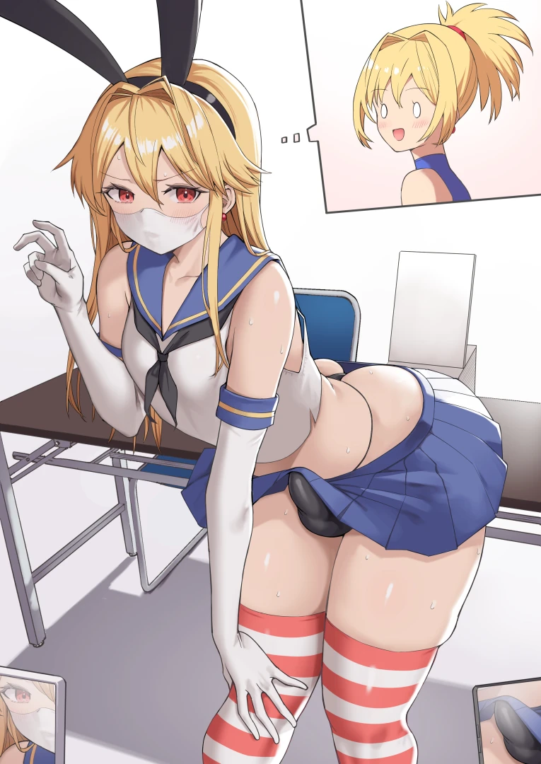 haruhito-nagase - トイレにいくヤンキーくんちゃん　＋セリフなし差分 高解像度版