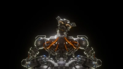 Morado Arts - ANIMATION - "These endo AIs need lots of training before they can be set loose on the customers"