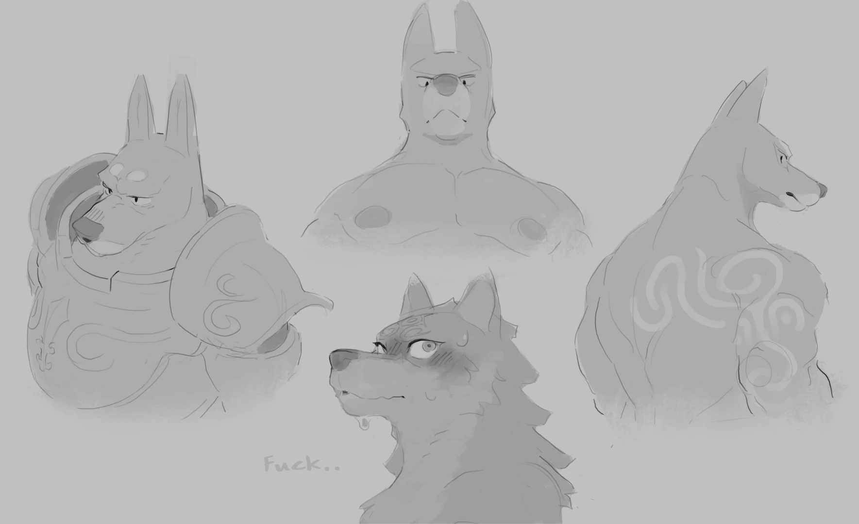 UnsavoryImpcat - Wolf Link Crushing on Darknuts — page 1