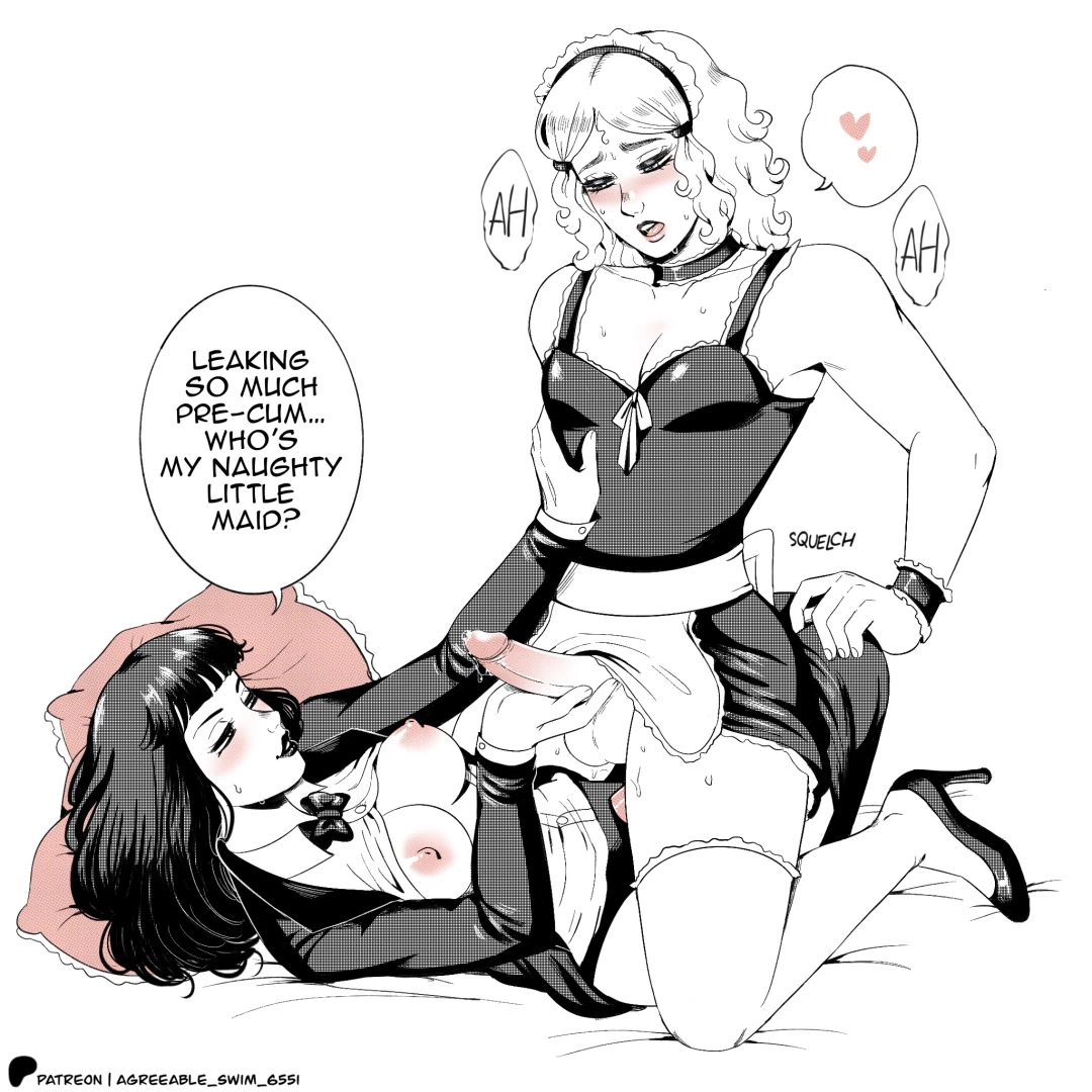 Agreeable_Swim_6551 - Goth dom butler and her femboy maid  — page 1