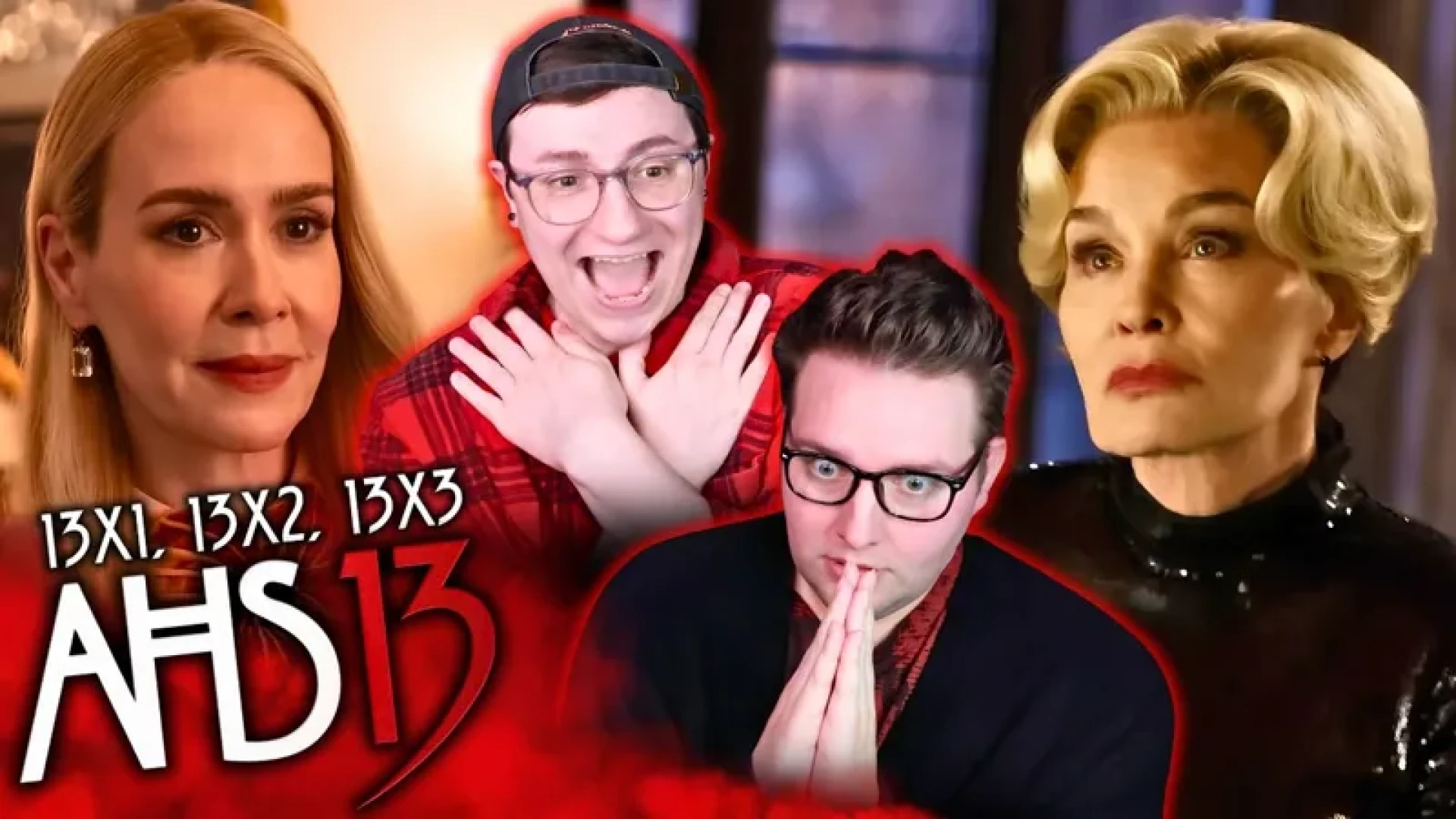 Petty Pumpkins - AHS 13 (13x1—13x3) *REACTION* FIRST TIME WATCHING & WE'RE BAFFLED!!!!!!!!!!!!! "(YouTude edit)