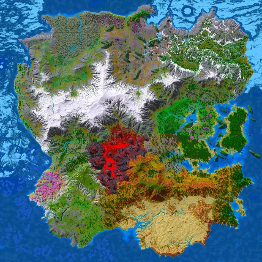 kintsukuroi - Kretya 1.21.4+ | 8.000 x 8.000, Fantasy/RPG | Survival-Friendly/Multi-Biomes | Java Edition | Custom Structures & Custom Caves  — page 1
