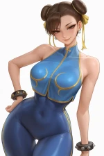 Penguih AI Art - Chun-Li (Street Fighter) 
