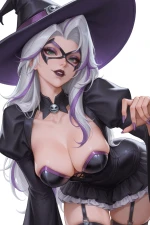 Penguih AI Art - Witch Black Cat (Marvel Rivals)